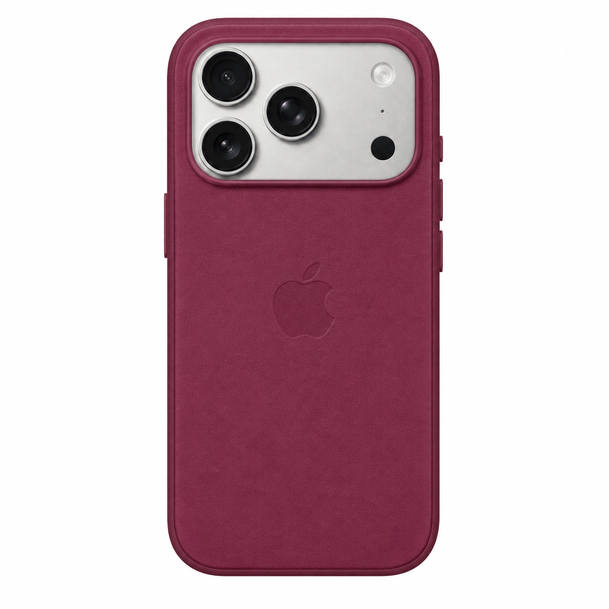 Dark Cherry iPhone 18 Pro Leather Case with MagSafe