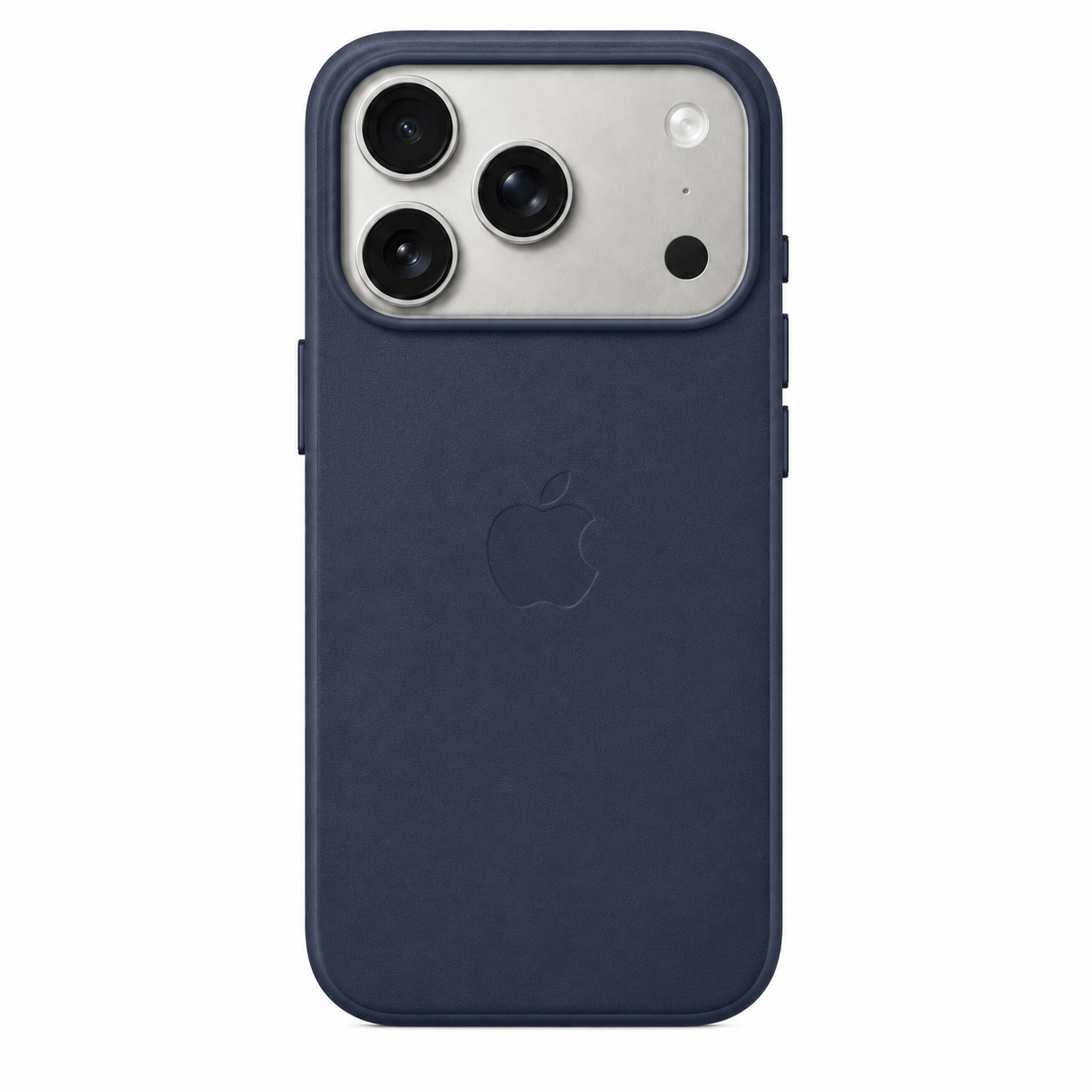 Baltic Blue iPhone 18 Pro Leather Case with MagSafe