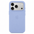 Light Blue iPhone 18 Pro Leather Case with MagSafe