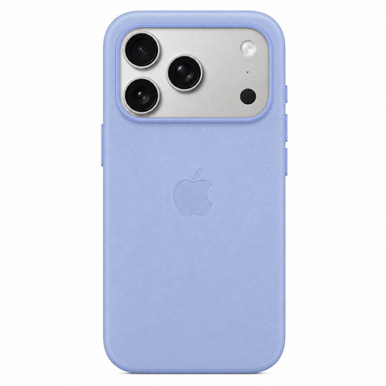 Light Blue iPhone 18 Pro Leather Case with MagSafe