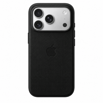 Black iPhone 18 Pro FineWoven Case with MagSafe