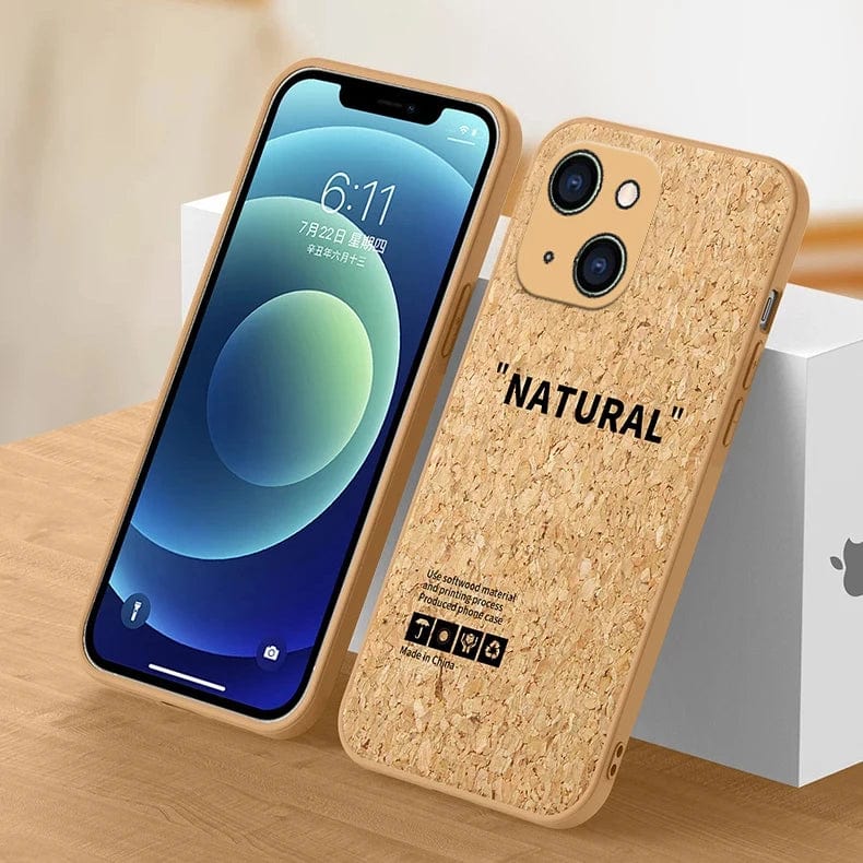 Vogueen Cork Wood iPhone Case