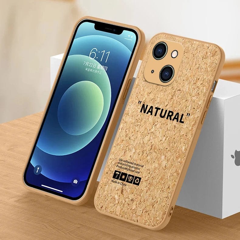 Vogueen Natural / For iPhone XS Max Cork Wood iPhone Case