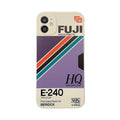 Vogueen FUJI E240 / For iphone 14 Pro Retro Vibes VHS Label iPhone Case