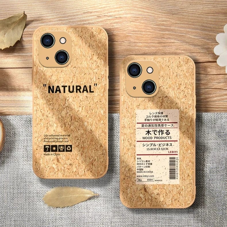 Vogueen Cork Wood iPhone Case