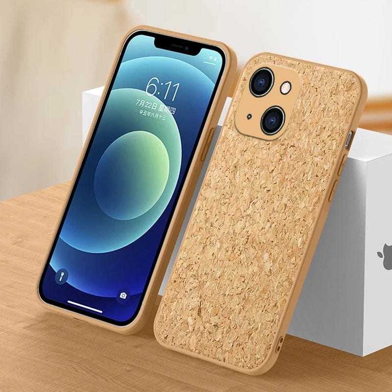 Vogueen No Picture / For iPhone XS Max Cork Wood iPhone Case