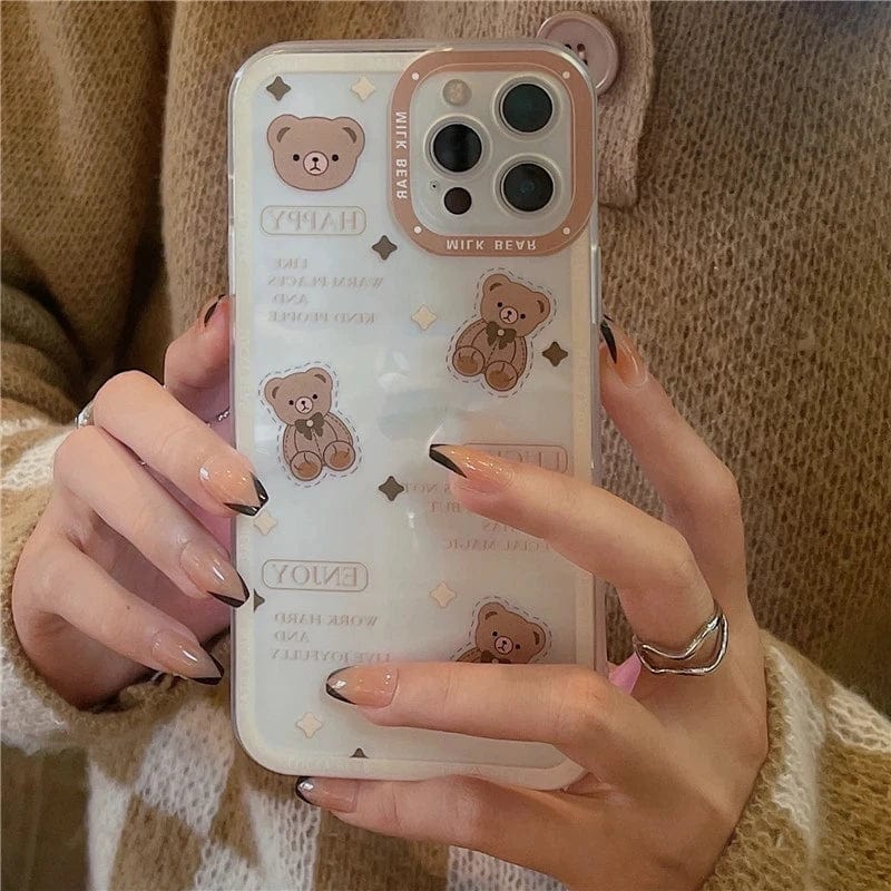 Vogueen Cartoon Panda iPhone Case