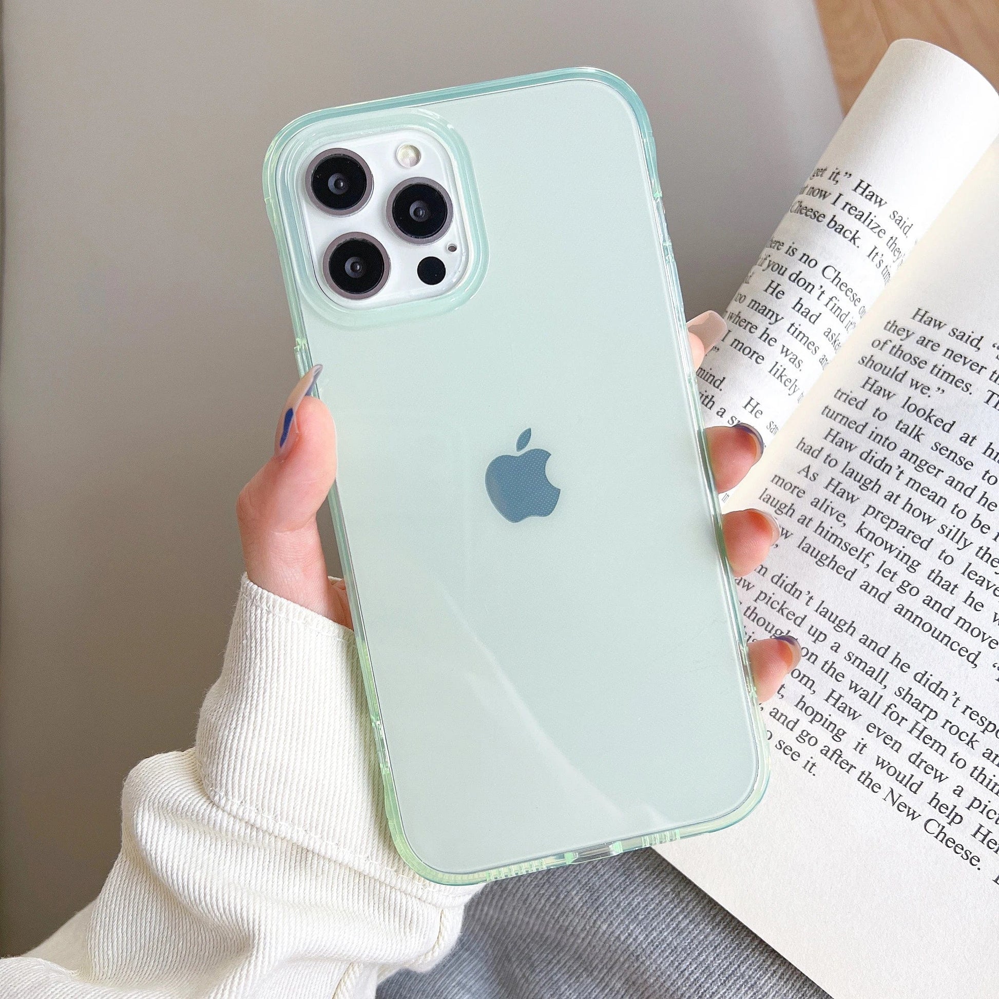 Clear Candy Color iPhone Case – Vogueen Clear Candy Color iPhone Case – Vogueen