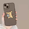 Vogueen iPhone 15 Plus / Style 8 Cute Cartoon Dog Couple iPhone Case