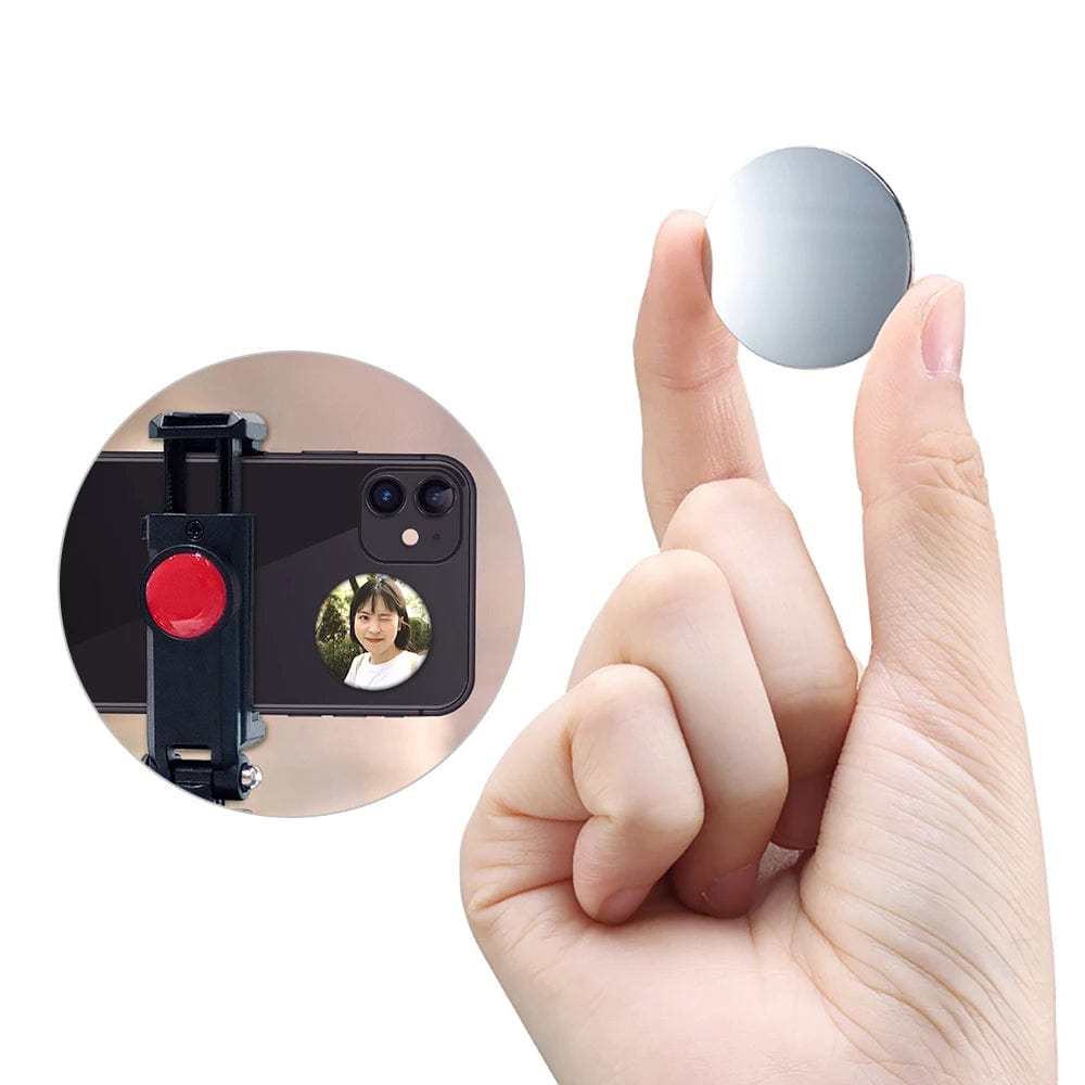 Vogueen Compact Round Mirror for Smartphone Selfies and Vlogging