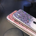 Vogueen Cute Gradient Sequins Clear Glitter iPhone Case