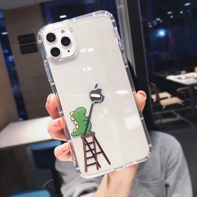 Cute Cartoon Dinosaur iPhone Case – Vogueen - Main Image