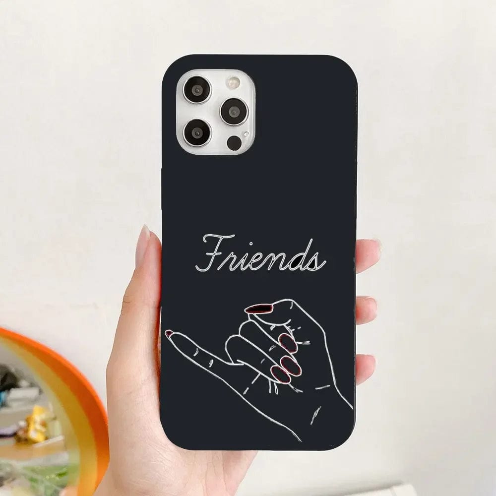 Vogueen iPhone 12 Pro / Style 4 Girls Bff Best Friends Forever Always iPhone Case