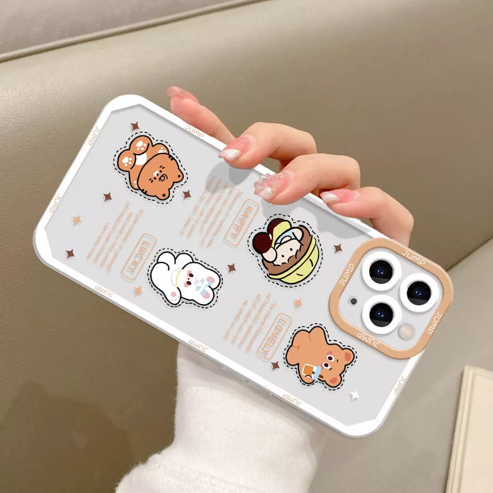 Vogueen Cartoon Panda iPhone Case