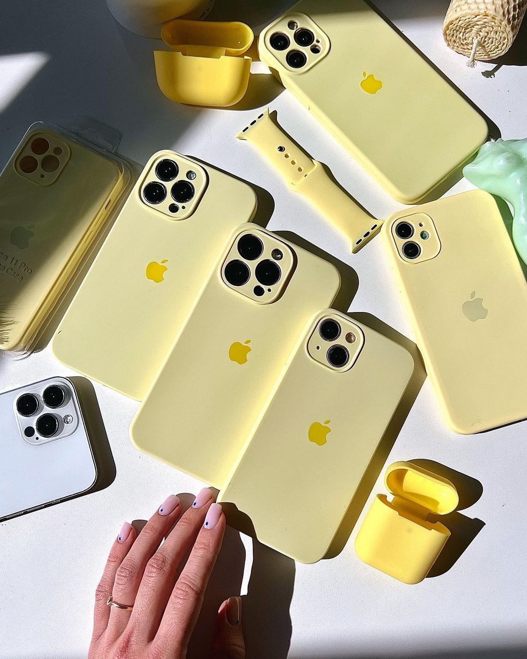 iPhone Camera Protection Silicone Case (Creamy Yellow) – Vogueen iPhone Camera Protection Silicone Case (Creamy Yellow) – Vogueen