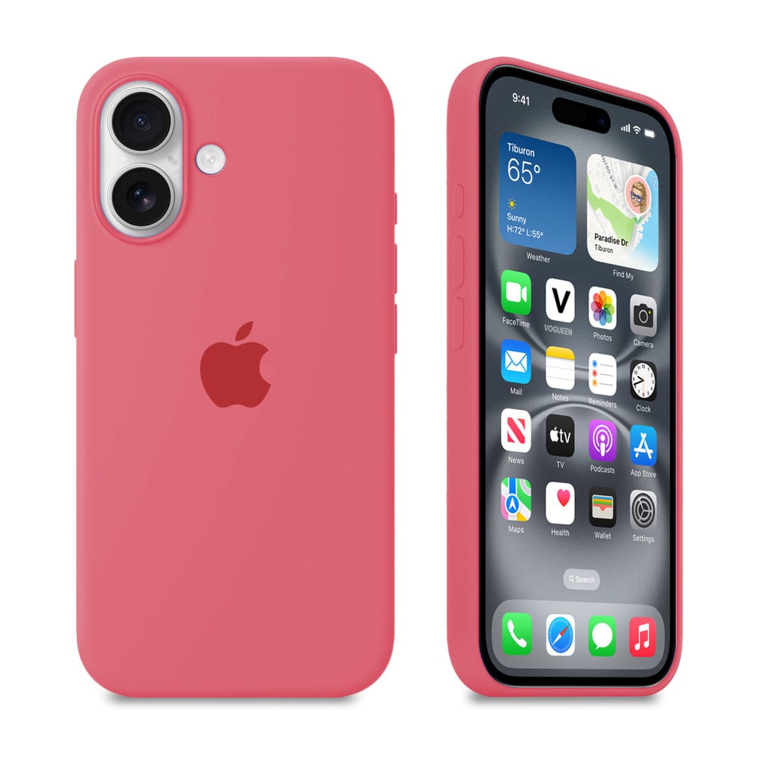 iPhone Silicone Case (Pink Citrus) – Vogueen