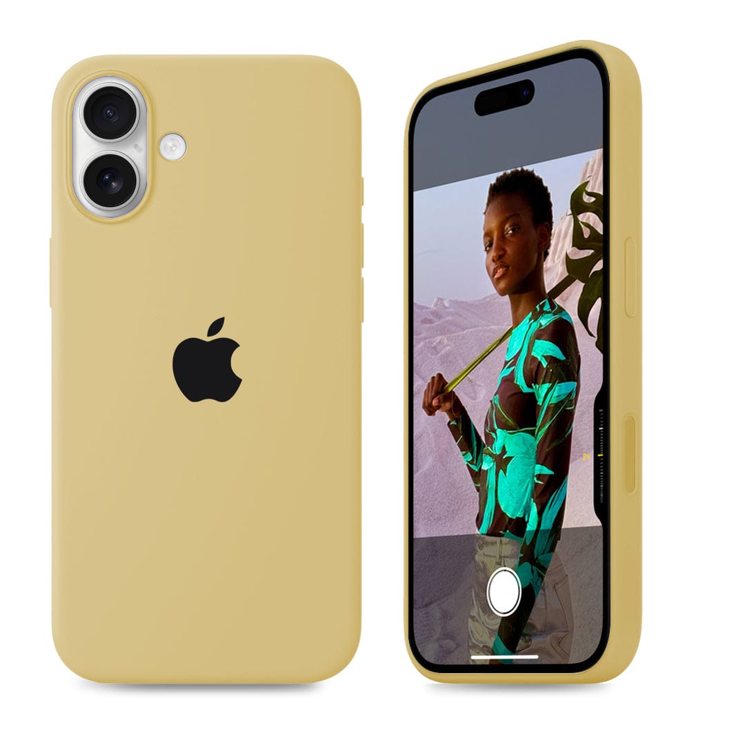golden phone case iPhone Silicone Case (Golden) – Vogueen