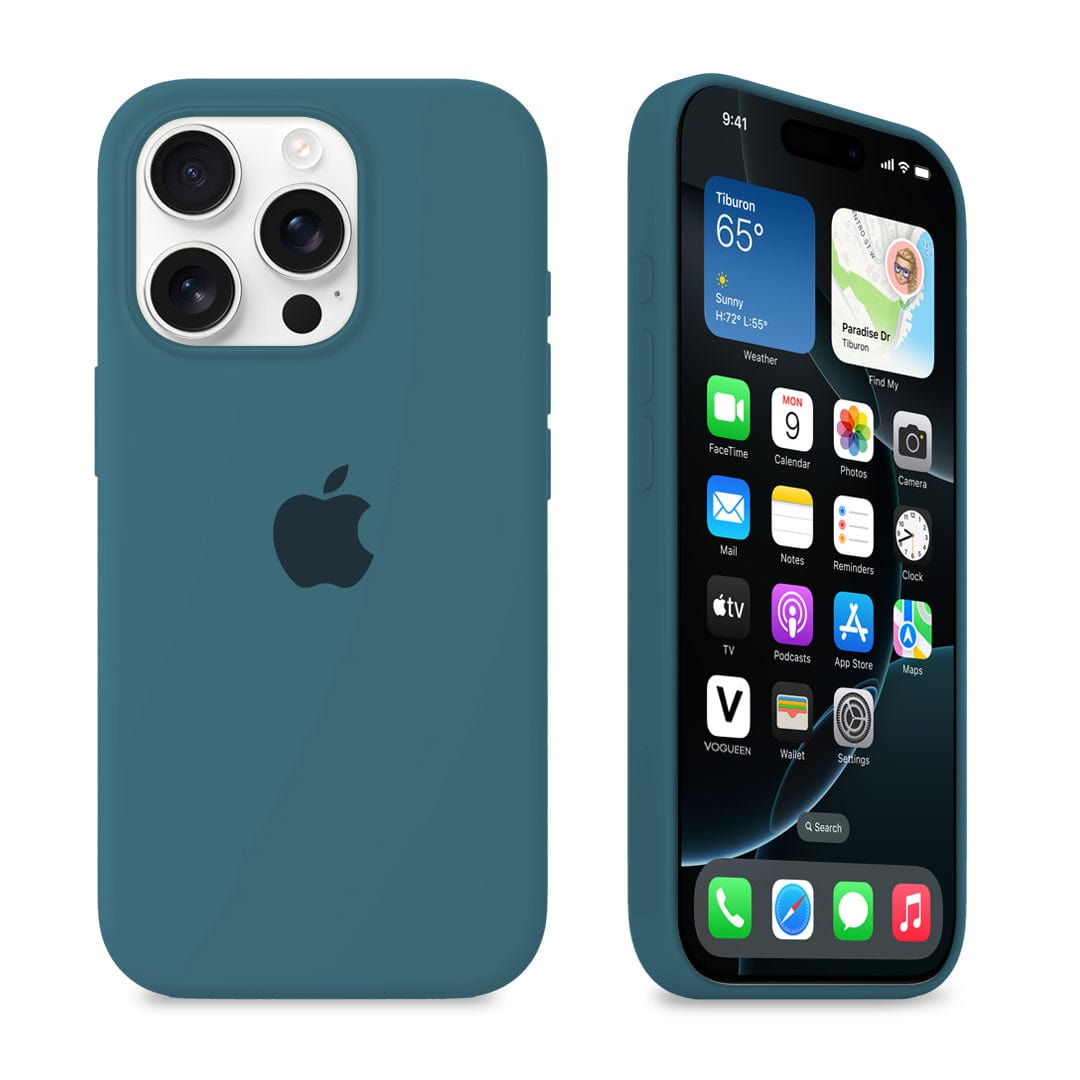 iPhone 16 Pro Cosmic Blue Silicone Case