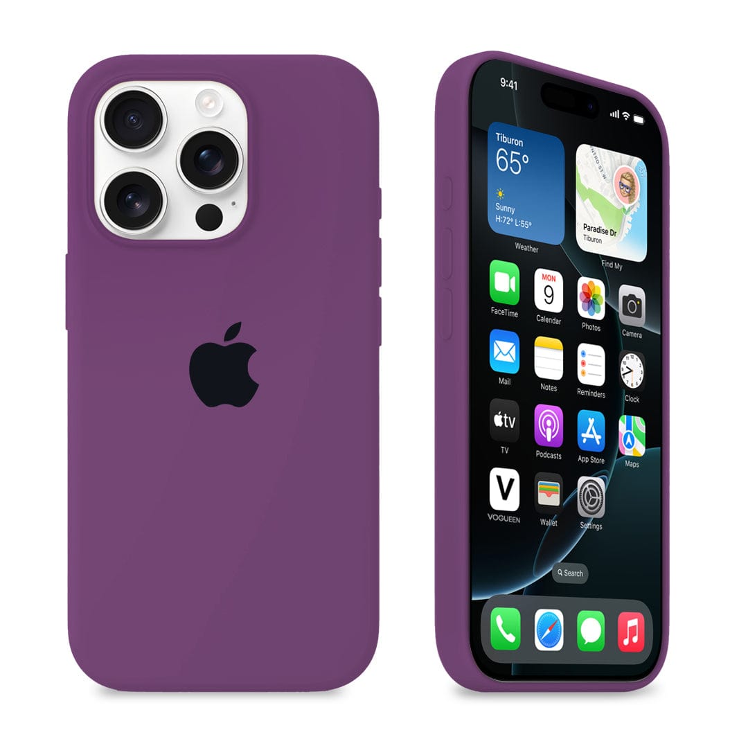 iPhone 16 Pro Eggplant Silicone Case