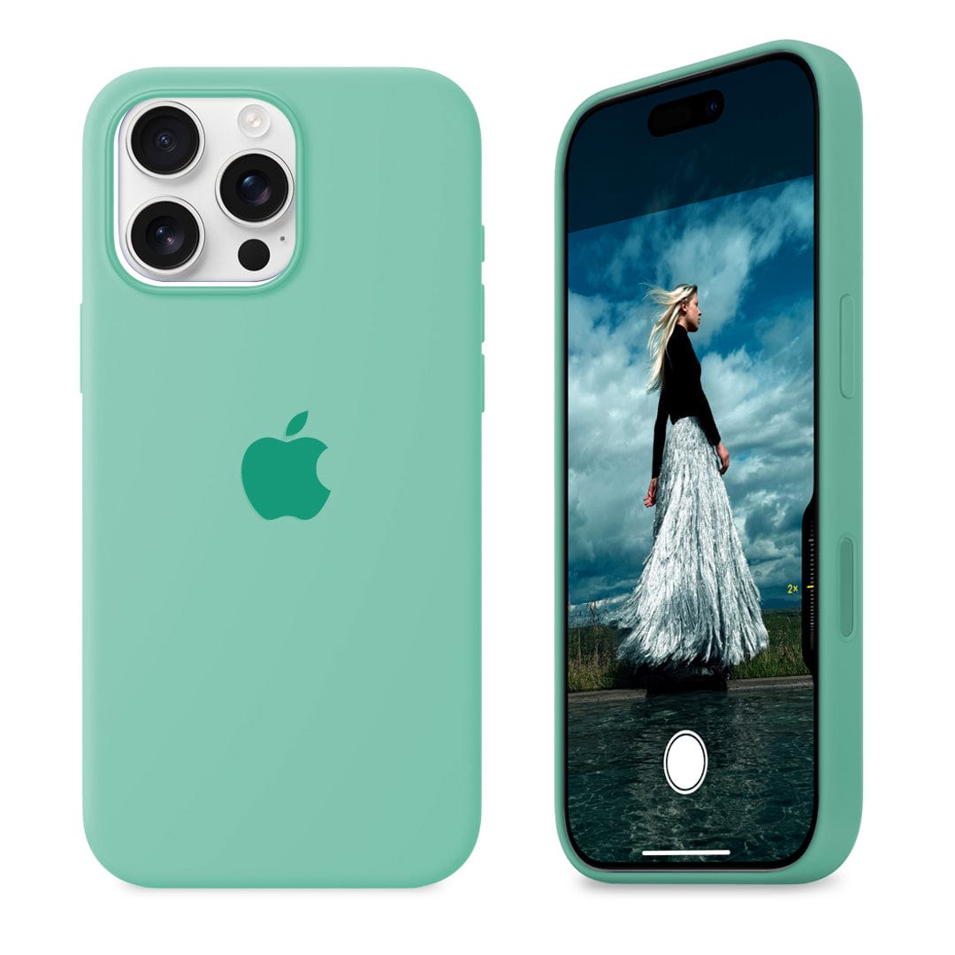 iPhone Silicone Case (Spearmint Green) – Vogueen