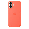 iPhone 16 / Tangerine iPhone 16 Silicone Case with MagSafe