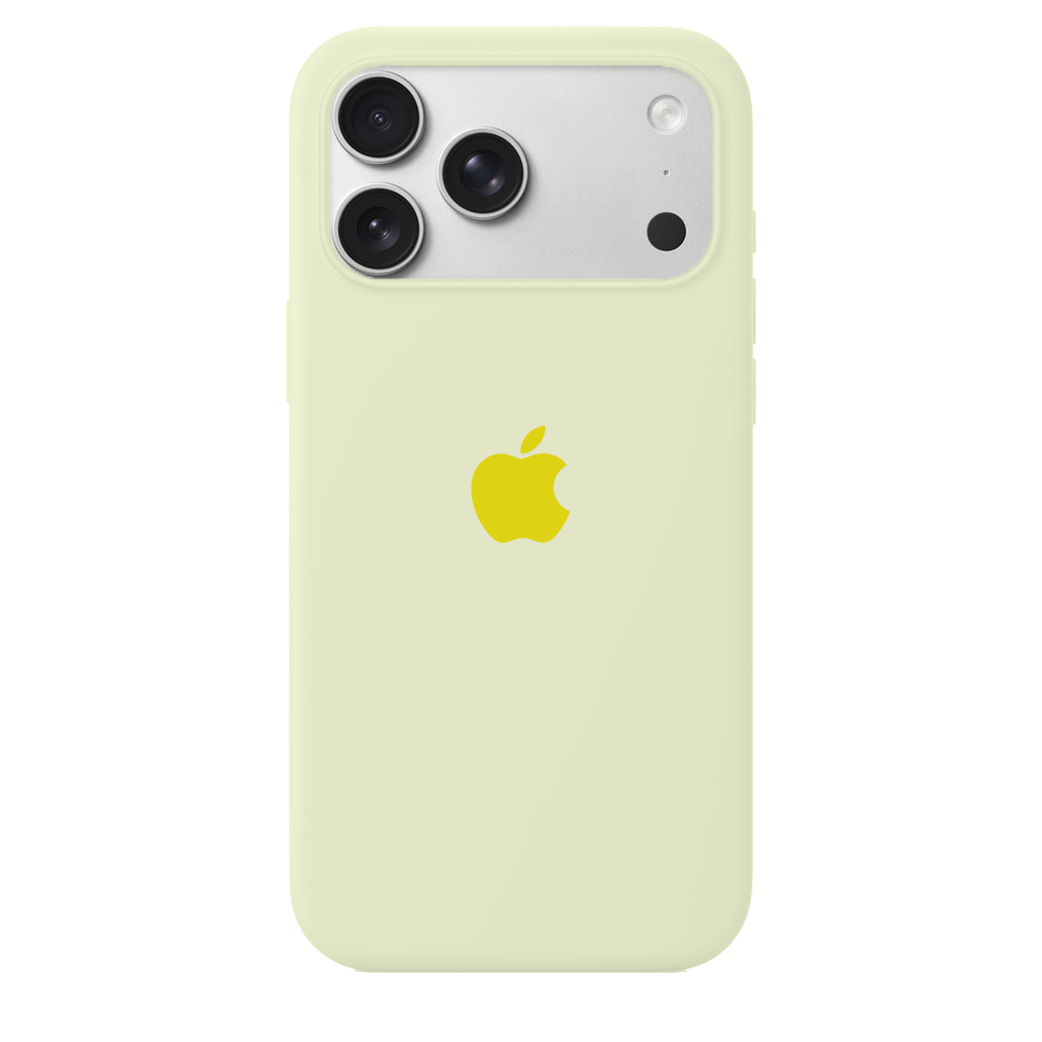 iPhone 17 Pro Max iPhone Silicone Case (Creamy Yellow)