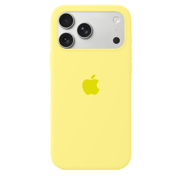 iPhone 17 Pro Max iPhone Silicone Case (Flash Yellow)