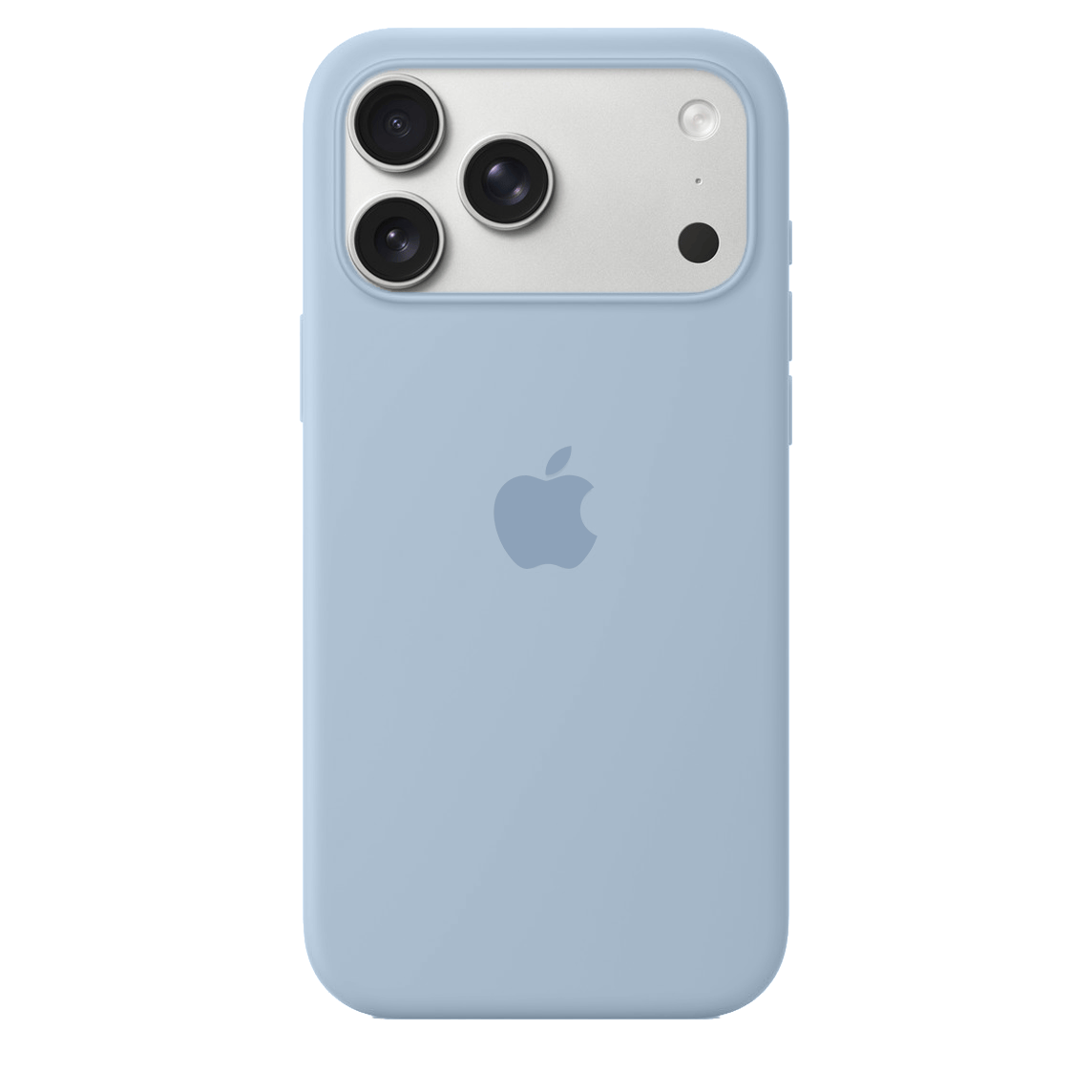 iPhone 17 Pro Max iPhone Silicone Case (Grey Blue)