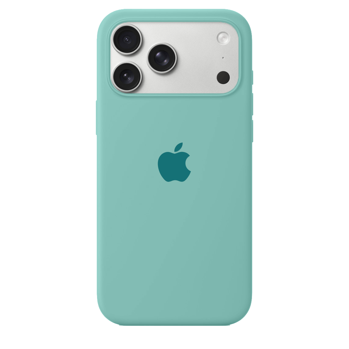 iPhone 17 Pro Max iPhone Silicone Case (Ice Sea Blue)