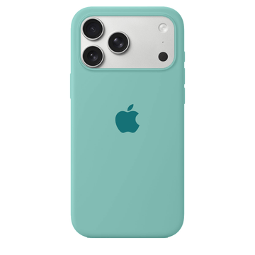 iPhone 17 Pro Max iPhone Silicone Case (Ice Sea Blue)