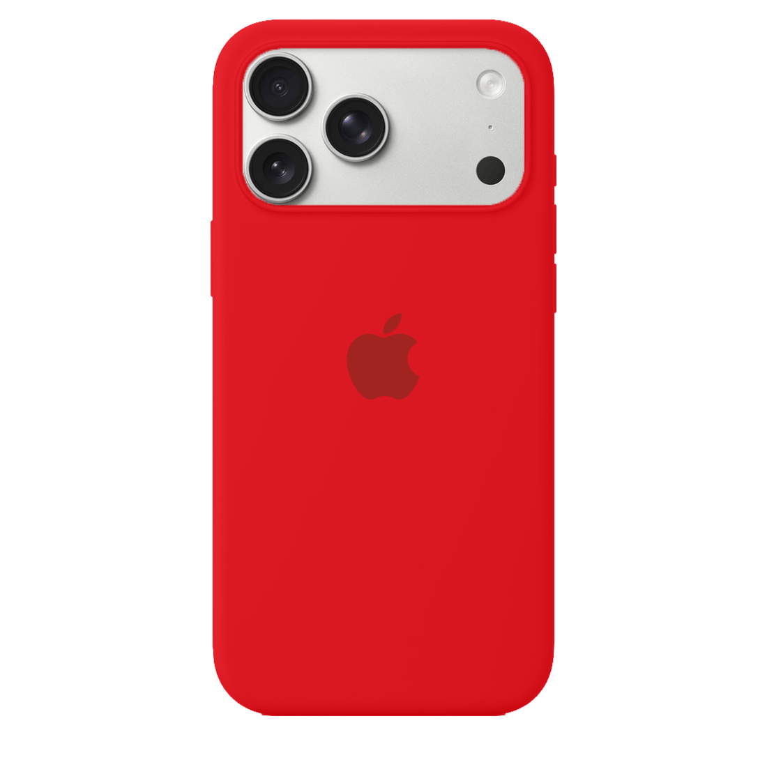 iPhone 17 Pro Max iPhone Silicone Case (Red)