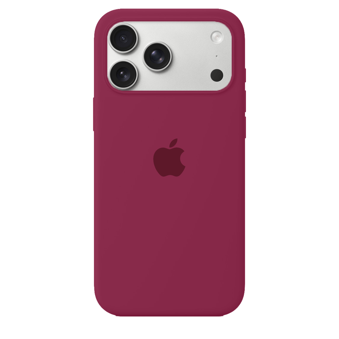 iPhone 17 Pro Max iPhone Silicone Case (Rose Red)