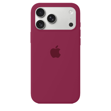 iPhone 17 Pro Max iPhone Silicone Case (Rose Red)