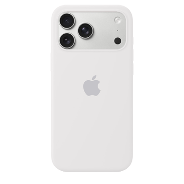 iPhone 17 Pro Max iPhone Silicone Case (White)