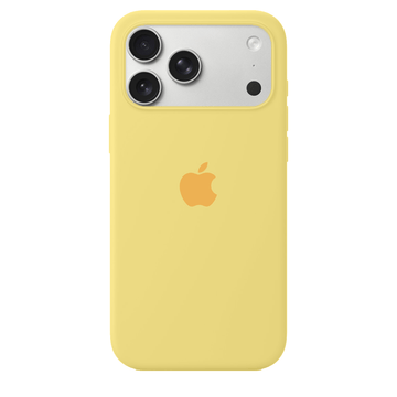 iPhone 17 Pro Max iPhone Silicone Case (Yellow)