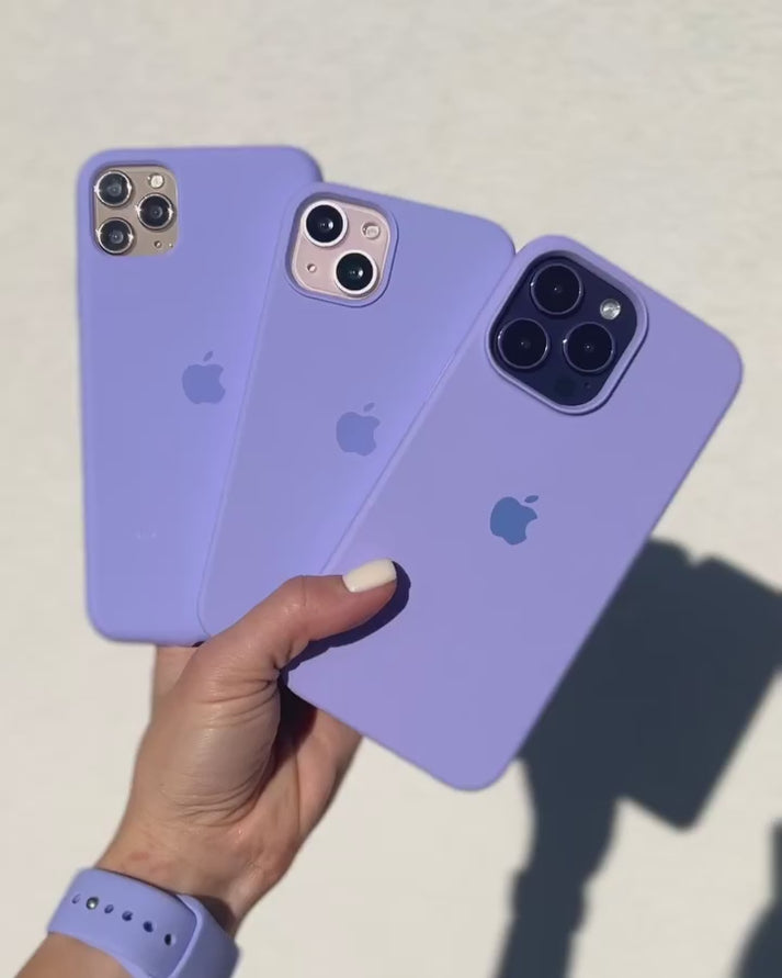 iPhone Silicone Case (Lilac) Vogueen Premium iPhone Cases
