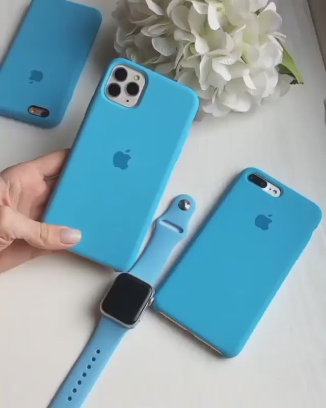 iPhone 11 Pro Max Silicone Case - Surf Blue - Business - Apple (IE)