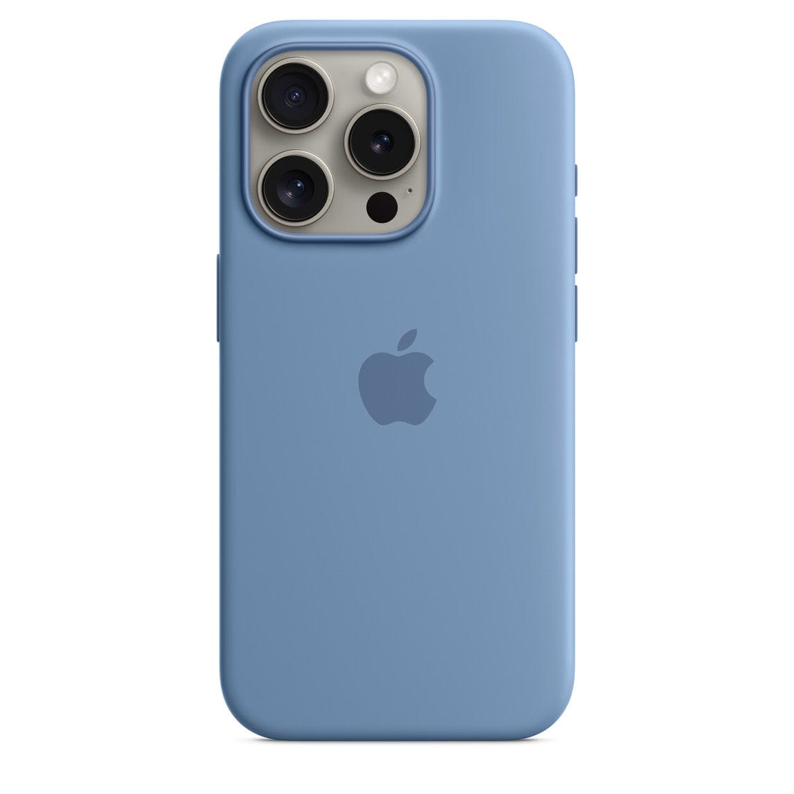 iPhone 15 Pro / Winter Blue iPhone 15 Silicone Case with MagSafe