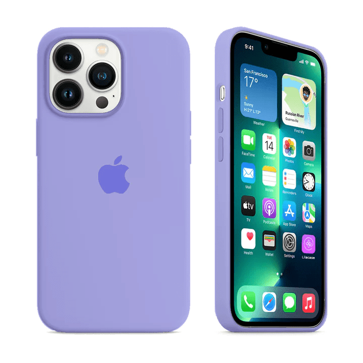 iPhone Silicone Case (Lilac) Vogueen Premium iPhone Cases