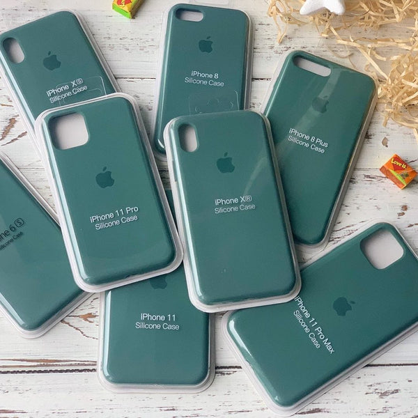 iPhone 11 Pro Max Silicone Case — Pine Green - Apple (NZ)