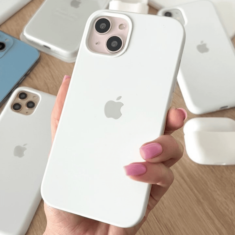 iPhone Silicone Case (White) - Vogueen Premium iPhone Cases