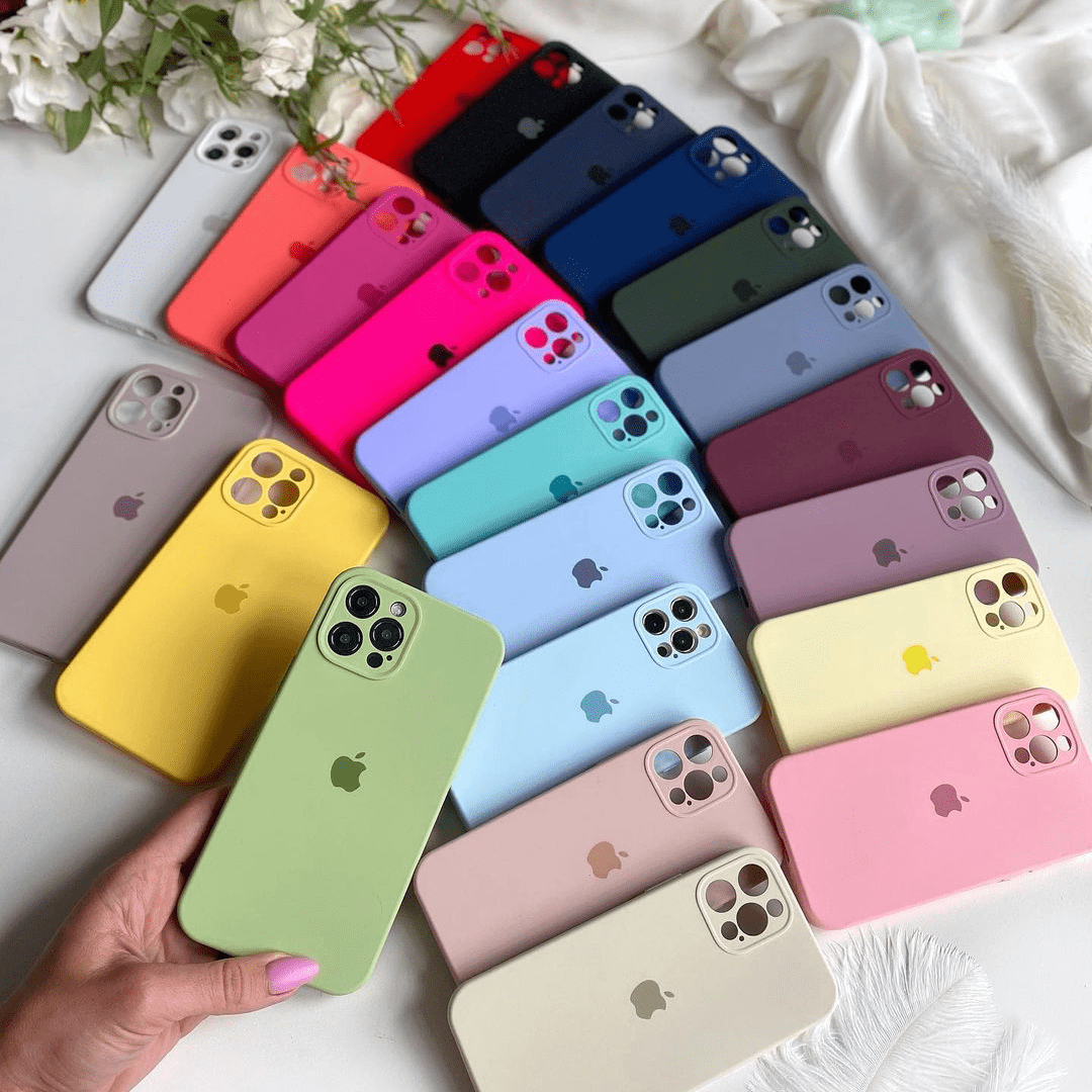 Vogueen iPhone 13 Camera Protection Silicone Cases