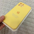 Vogueen iPhone 13 / Yellow iPhone 13 Camera Protection Silicone Cases