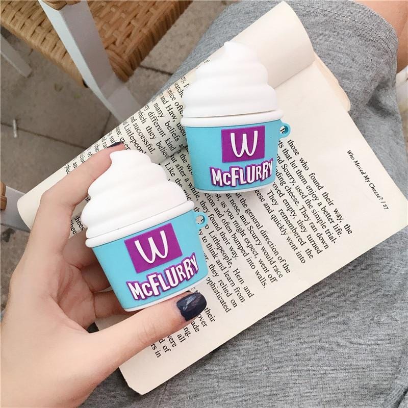 Vogueen 3D Cute Ice Cream Airpods Case