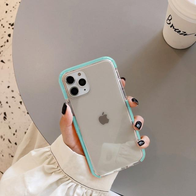 Vogueen For iPhone 11 / T4 Shockproof Candy Color iPhone Case