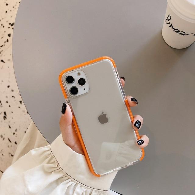 Vogueen For iPhone XR / T5 Shockproof Candy Color iPhone Case