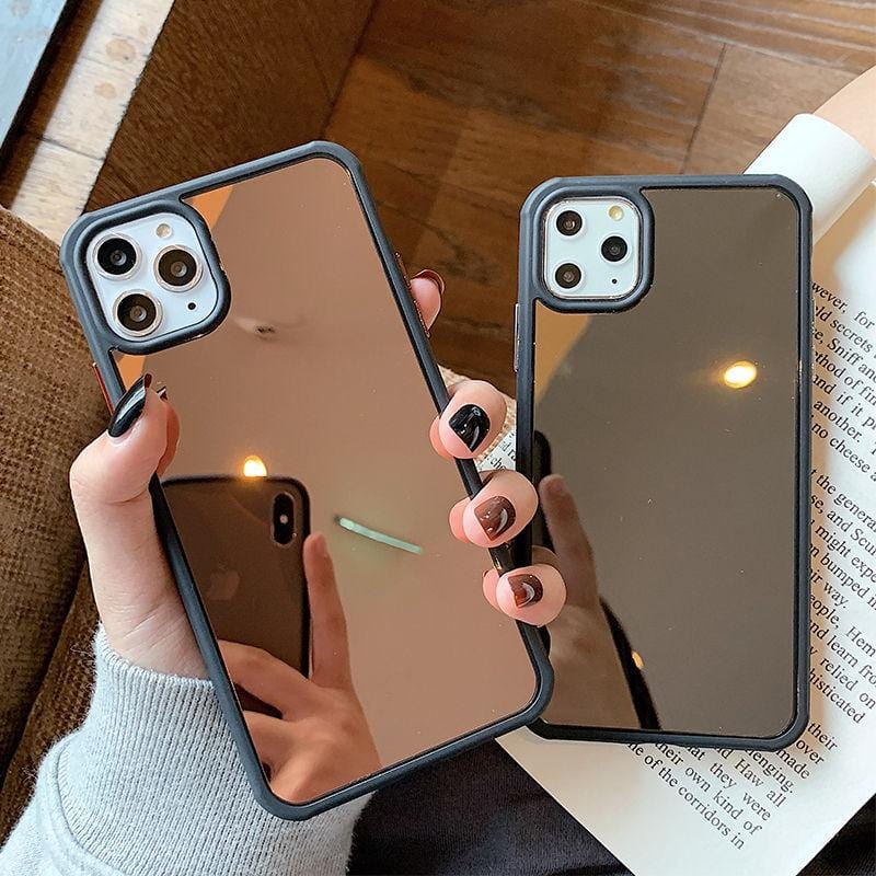 Vogueen Luxury Mirror Bumper Frame iPhone Case