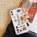 Vogueen For iphone 7 / London Cartoon City Symbol iPhone Case