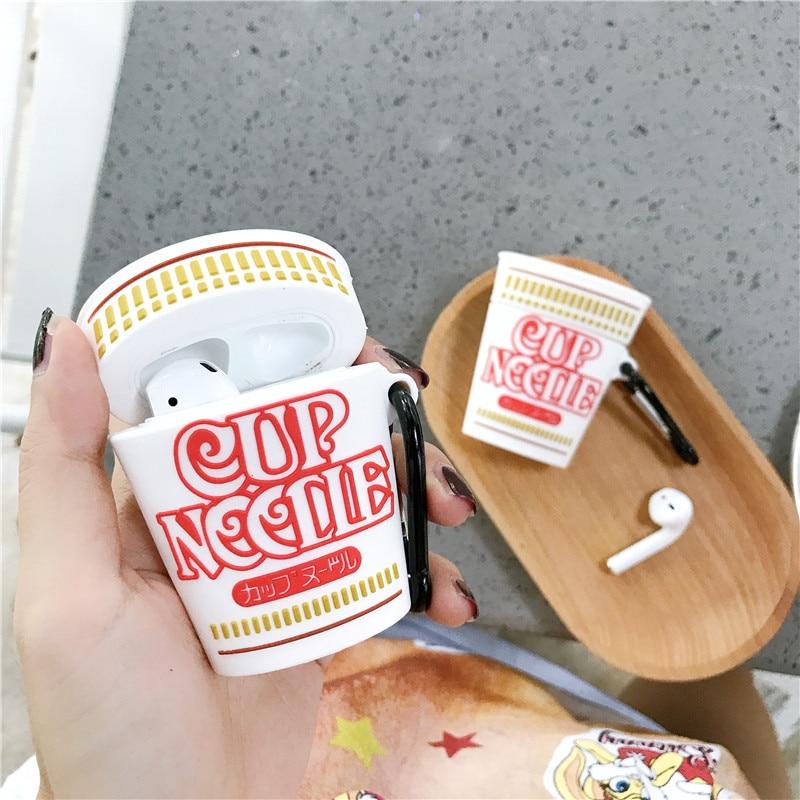 Vogueen 3D Cup Instant Noodles Airpods Case