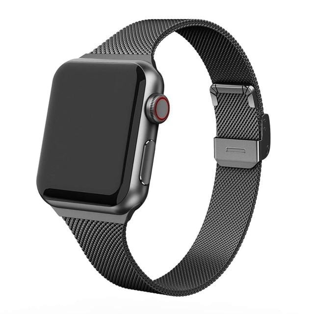 Vogueen Black / 40mm Milanese Strap Apple Watch Bands